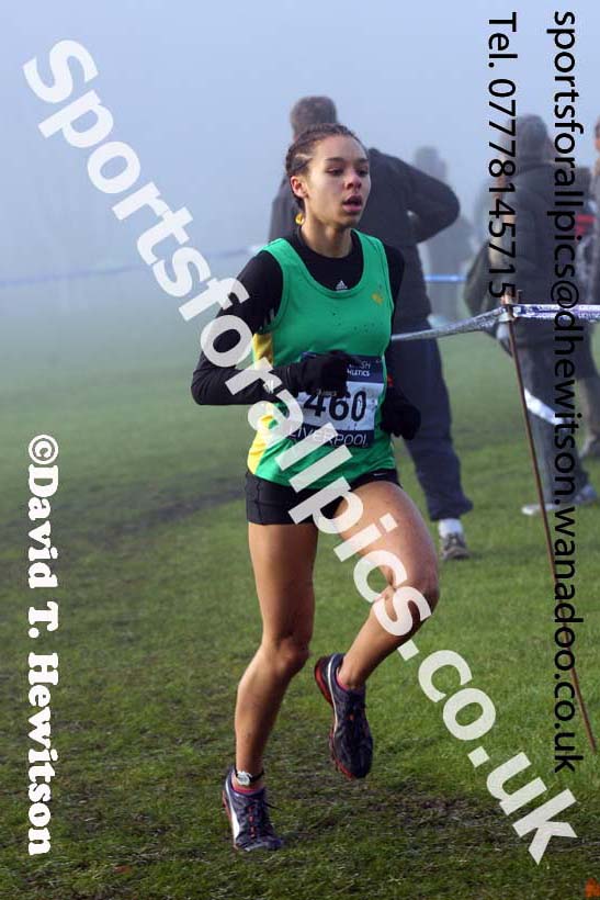 Womens under-17s and Juniors, European Cross Country Trials, Sefton Park, Liverpool. Photo: David T. Hewitson/Sports for All Pics